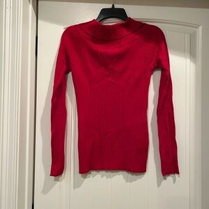 Dereck Heart Red Turtleneck Sweater Women's size Medium